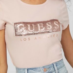 Guess bling T shirt